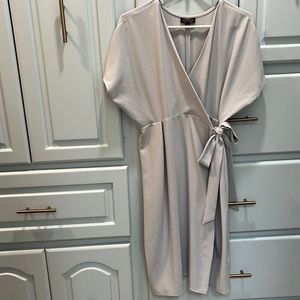 Pale blue/gray Topshop maternity dress
